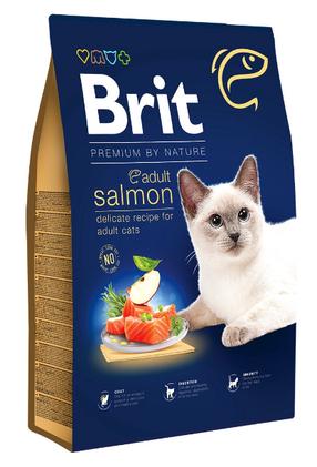 Sausas kačių maistas Brit Premium Adult Salmon, žuvis, 1.5 kg