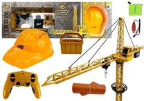 Rc kranas R/C Tower Crane, 128 cm, geltona sp.