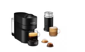 Kapsulinis kavos aparatas Nespresso Vertuo Pop & Aeroccino ENV90.BAE, juoda sp.