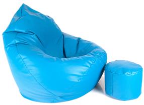 Sėdmaišių rinkinys Mega Comfort XXL 013, žydra sp.