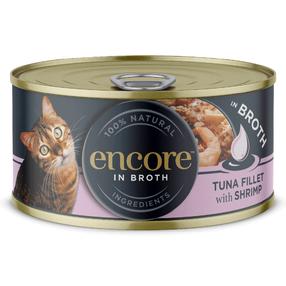 Kassi märgtoit Encore In Broth, tuunikala/krevetid, 0.070 kg