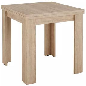 Stalas išskleidžiamas Forte Derby, ąžuolo sp., 80 - 160 cm x 80 cm x 77.6 cm
