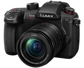 Digitālā fotokamera Panasonic GH5 II Lumix G, melna krās.