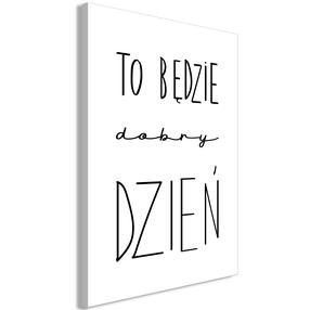 Reprodukcija Artgeist Art Of Words - Inspirational Black Text On White, m-a-0847-b-a, 60 cm x 90 cm