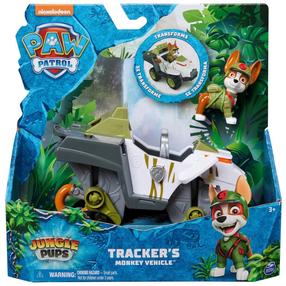  Transporto priemonė su figūrėle Paw Patrol Jungle pups Tracker 6067762, įvairių spalvų
