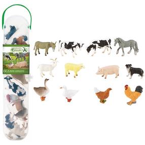 Фигурка-игрушка Collecta Mini Farm Animals A1110, 12 шт., многоцветный