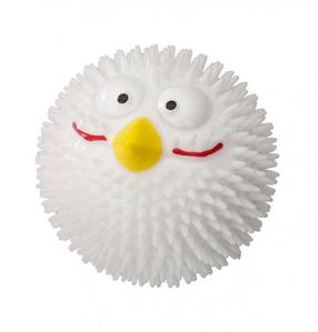 Mänguasi koerale, pall EBI Rubber Bird, Ø 8.3 cm, valge v., M