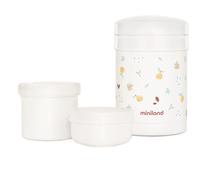 Termosas maistui Miniland Valencia, 700 ml, 0 mėn., plastikas/nerūdijantysis plienas, balta sp.