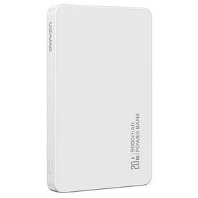 Lādētājs-akumulators (Power bank) Usams CY Series US-CD231, 5000 mAh, 5 - 20 W, balta krās.