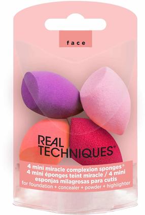 Kosmētikas sūklis Real Techniques Miracle Complexion, 4 gab.