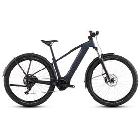 Elektrinis dviratis Cube Reaction Hybrid Performance 600 FE Easy Entry, L, 27.5", 600 W, 16.7 Ah, tamsiai mėlyna sp.