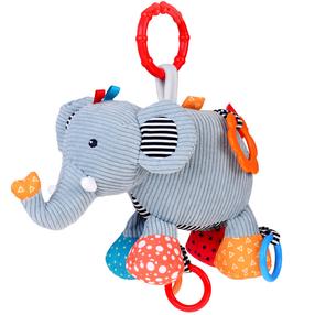 Rotaļlietas ratiem Elephant, daudzkrāsaina