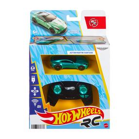  Rc автомобиль Mattel Hot Wheels Aston Martin Vantage JHW59, 1:64, зеленый цв.
