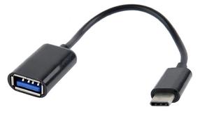 Adapteris Gembird USB / USB USB 2.0 C male, USB 2.0 A female, 0.2 m, melna krās.