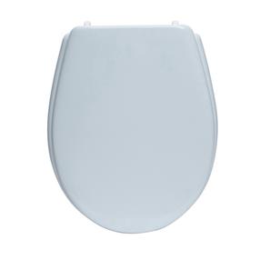 Сиденье для унитаза с крышкой Saniplast Sebino 2FSE005902, белый цв., 43.8 см x 34.2 см