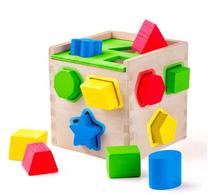 Lavinimo žaislas WOODY Shape Sorting Box