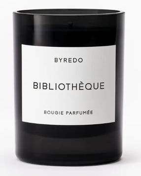 Свеча, ароматическая Byredo Bibliothèque, 60 час, 240 г, черный цв.