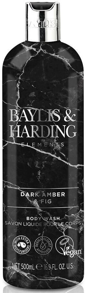 Kūno prausimosi želė Baylis & Harding Elements Dark Amber/Fig, 500 ml