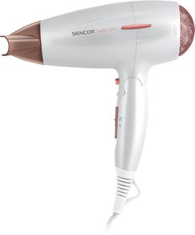 Фен Sencor SHD 7200GD, 2000 Вт, золотой цв./белый цв.