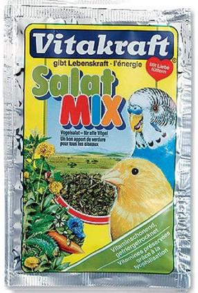 Kuivtoit Vitakraft Salat Mix, kanaarilindudele, 0.010 kg