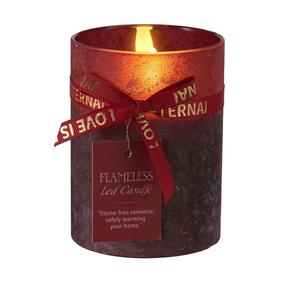 LED svece ar taimeri, 10 cm, (krāsa/dizains tiek izvēlēts nejauši)