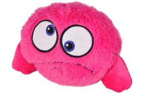 Rotaļlieta sunim, plīša manta Flamingo Jumping Crazy Ball 517748, 9 cm, rozā krās.