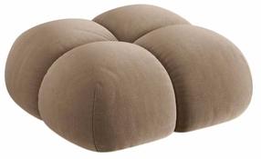 Pufas Cosmopolitan Design Loretto COS_POUF_120_F1_LORETTO2, tamsaus smėlio spalva, 90 cm x 90 cm x 40 cm