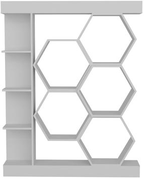 Pastatoma lentyna Kalune Design Sueno 322RTC1110, balta sp., 177.4 cm x 140 cm x 29.6 cm
