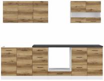 Virtuvės baldų komplektas Junona Line, light delano oak sp., 2.6 m