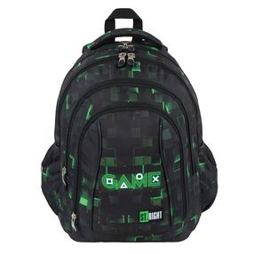 Kooli seljakott St. Right Green Game, roheline v., 43 cm x 32 cm x 20 cm