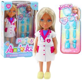 Lėlė su priedais Lean Toys Ankiki My Job, 13 cm, įvairių spalvų