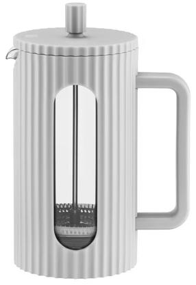 Kafijas kanna French Press Ambition Curly, 1 l, pelēka krās.