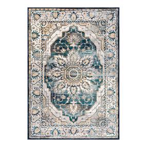Paklājs iekštelpu Home4you Zoe 2, zila krās., 150 cm x 100 cm