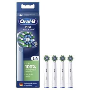Щётка электрической зубной щётки Oral-B EB50-4 Cross Action Pro, белый цв., 4 шт.