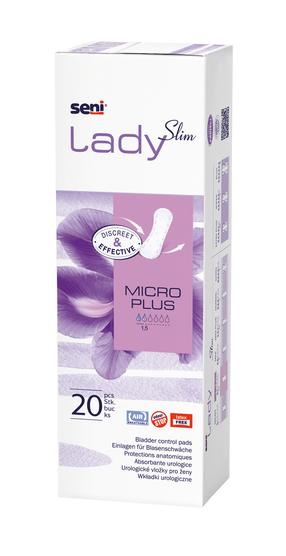 Uroloģiskie ieliktņi Seni Lady Slim Plus, Micro, 20 gab.