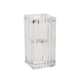 Žvakidė Home4you Gelsa, stiklas, 7.5 cm, skaidri sp.