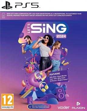 PlayStation 5 (PS5) mäng PLAION Let's Sing 2024, inglise