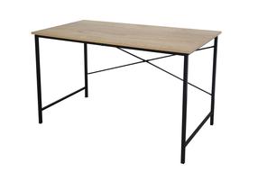Rašomasis stalas Domoletti 53000011091, 120 cm x 60 cm, 75 cm, ruda sp./juoda sp.