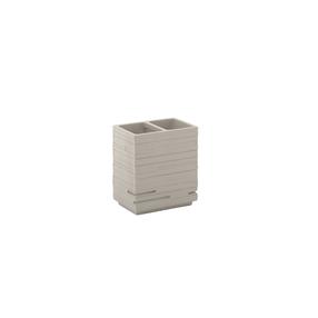 Vonios stiklinė Gedy Quadrotto QU98-66, ruda sp./geltona sp., 10 cm x 11.2 cm x 6.5 cm