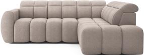 Kampinė sofa Falconn Xillar 20, ruda sp., dešininė, 208 x 258 cm x 107 cm