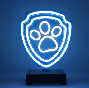 Dekorācija "Paw Patrol" Forever Light OW-120246 ar LED apgaismojumu, 25 cm, zila krās./balta krās.