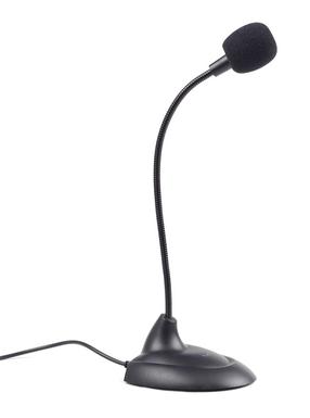 Darbvirsmas mikrofons Gembird MIC-205, melna krās.