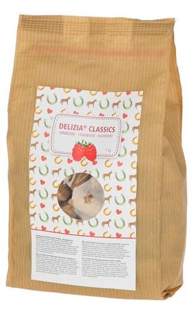 Zirgu kārumi Kerbl Delizia Classics Raspberry, 1 kg