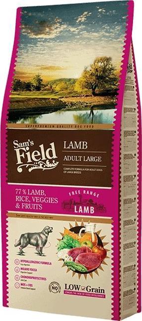 Сухой корм для собак Sam's Field Light & Senior Lamb & Rice, баранина/рис, 13 кг