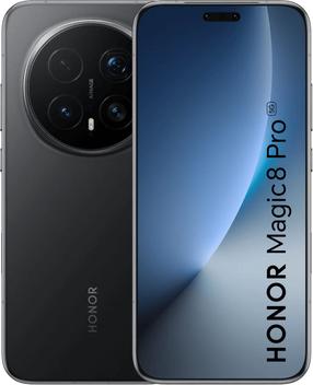 Mobiiltelefon Honor Magic 8 Pro, 512 GB, must v.