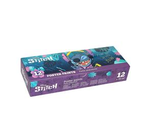 Краска гуашь Disney Stitch, 20 мл, 12 цв.