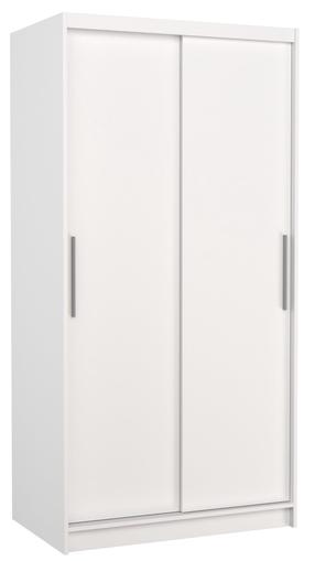 Riidekapp ADRK Asten 100, valge v., 58 cm x 100 cm x 200 cm