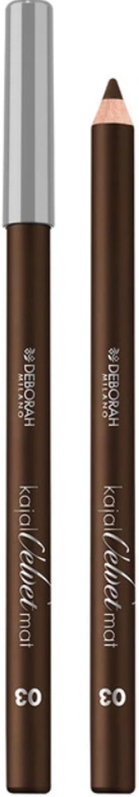 Карандаш для глаз Deborah Milano Velvet Mat Kajal, 1.3 г, marrone цв. 03