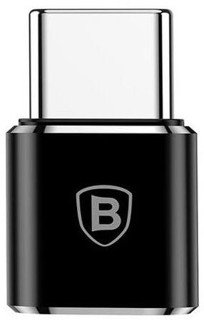 Adapteris Baseus, USB Type C/Micro USB, melna krās.