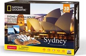 3D-pusle National Geographic National Geographic Sydney DS1088H, 70.9 cm x 29.4 cm, 86 tk, mitmevärviline